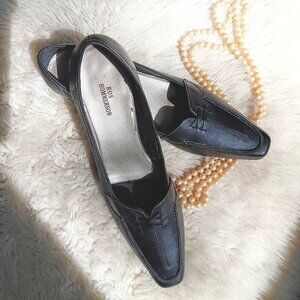 RARE FIND! ROS Hommerson Black Genuine Leather PUMPS - Very Good Condition!